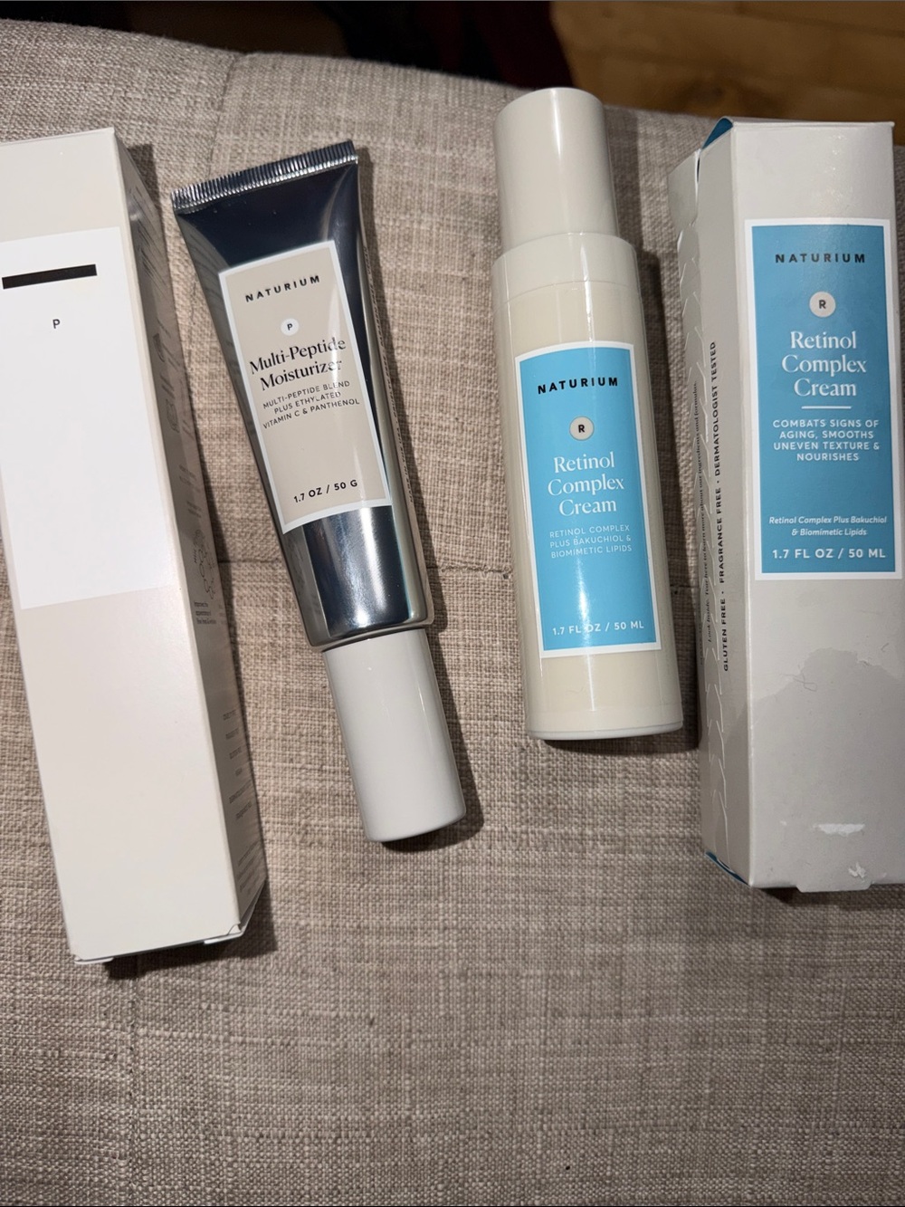 Naturium Retinol Complex Cream and MultiPeptide Moisturizer, RV:$41!
